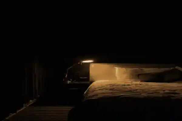 Chambre d’un appart’hôtel à Vagney