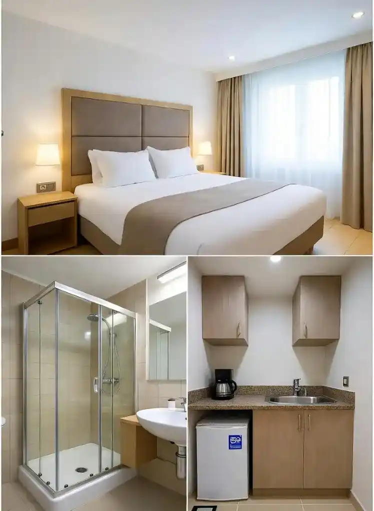 Vidéo immersive d'une chambre d'un appart’hôtel à Coustouges