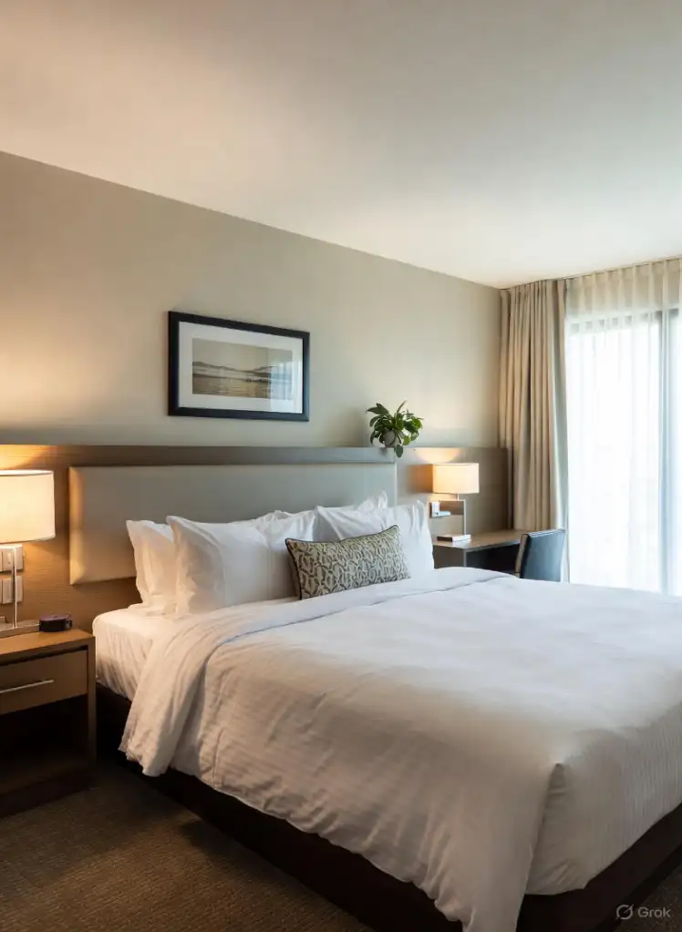 Vidéo immersive d'une chambre d'un hôtel proche de Coustouges