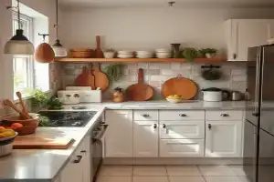 Cuisine équipée dans un hôtel pour affaire à Coustouges