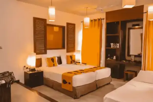 Chambre d’un hôtel agréable à Maxilly-sur-Léman