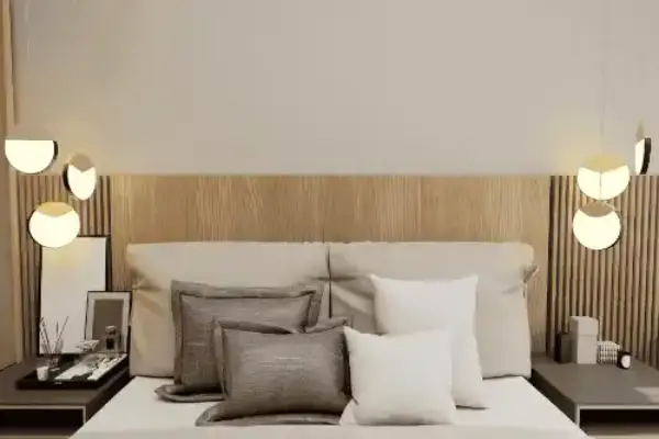 Chambre d’un hôtel de longue durée à Boisbreteau