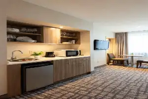 Cuisine équipée dans un hôtel proche de Coustouges